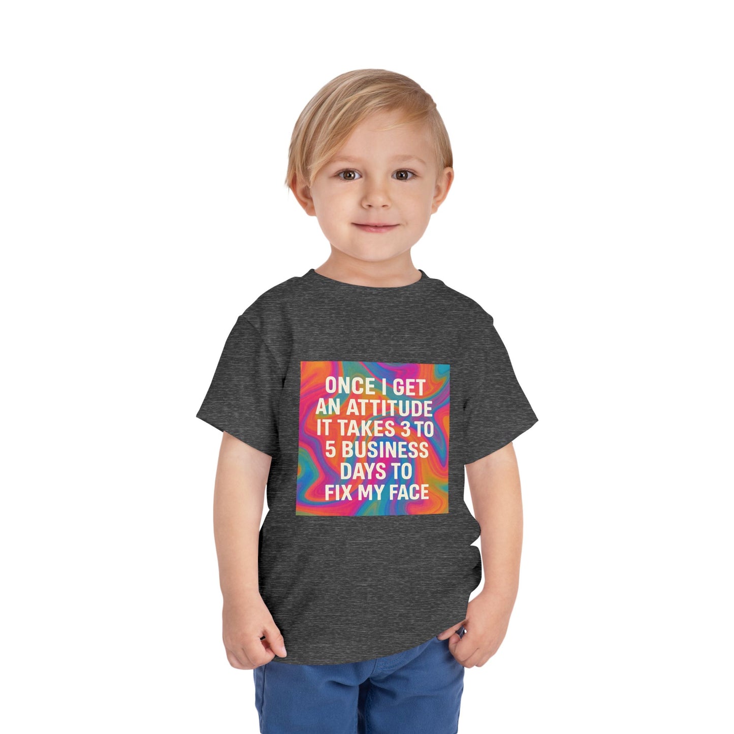 Fix My Face Toddler Unisex Short Sleeve Crewneck Tee