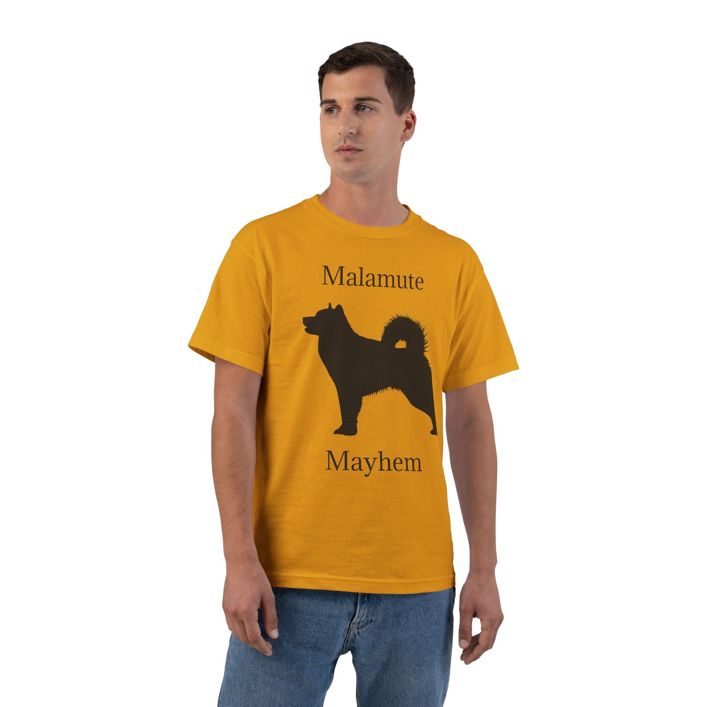 Malamute Mayhem Men's Short-Sleeve Crewneck Tee