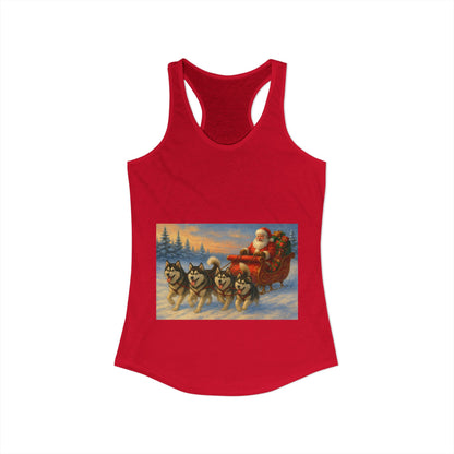 Dashing Through The Snow Women's Racerback Tank