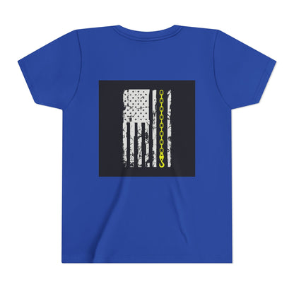 Thin Yellow Line Youth Unisex Short Sleeve Crewneck Tee