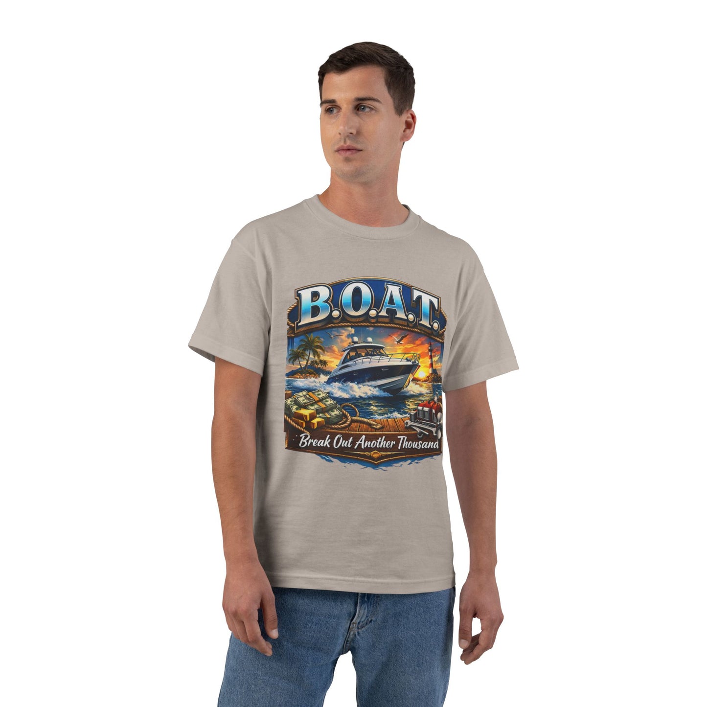 B.O.A.T. Men's Short-Sleeve Crewneck Tee