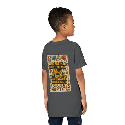 Logged Out Youth Unisex Short Sleeve Crewneck Tee
