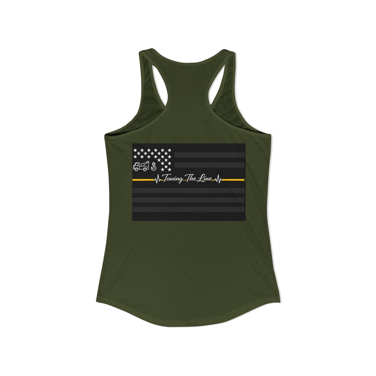 Thin Yellow Line Women's Racerback Tank