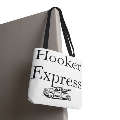 H**ker Express Wheel Lift Tow Truck Tote Bag