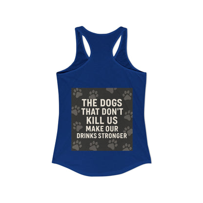 Drinks Stronger Women's Racerback Tank
