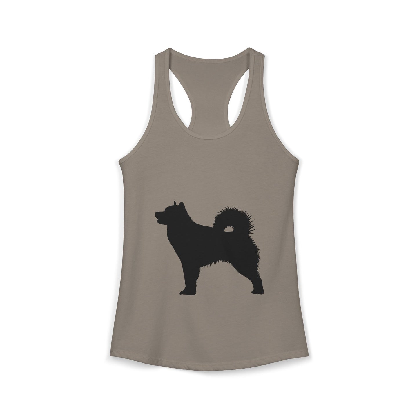 Malamute Silhouette Women's Racerback Tank
