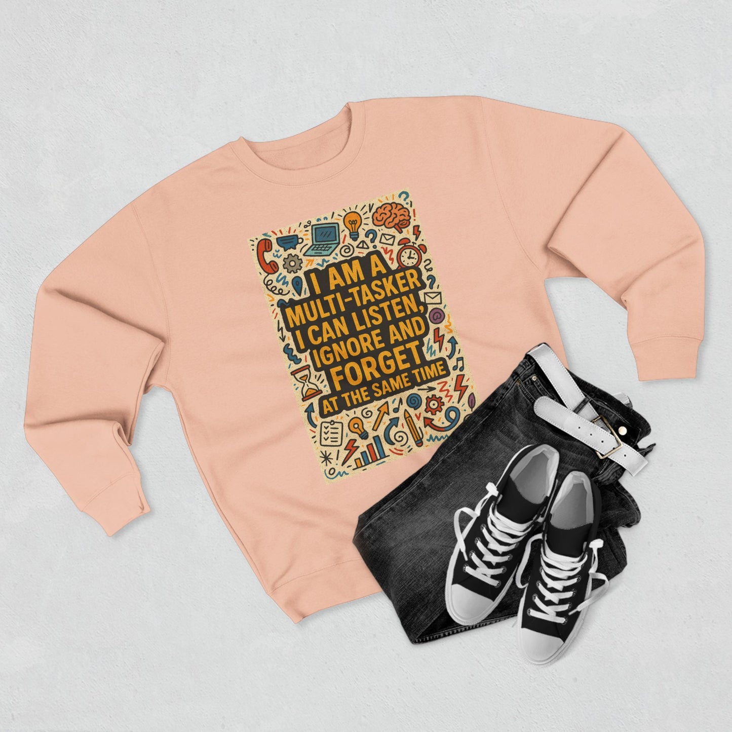 Multi-Tasker Unisex Crewneck Sweatshirt