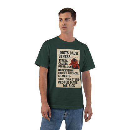 Stupid People Men's Short-Sleeve Crewneck Tee