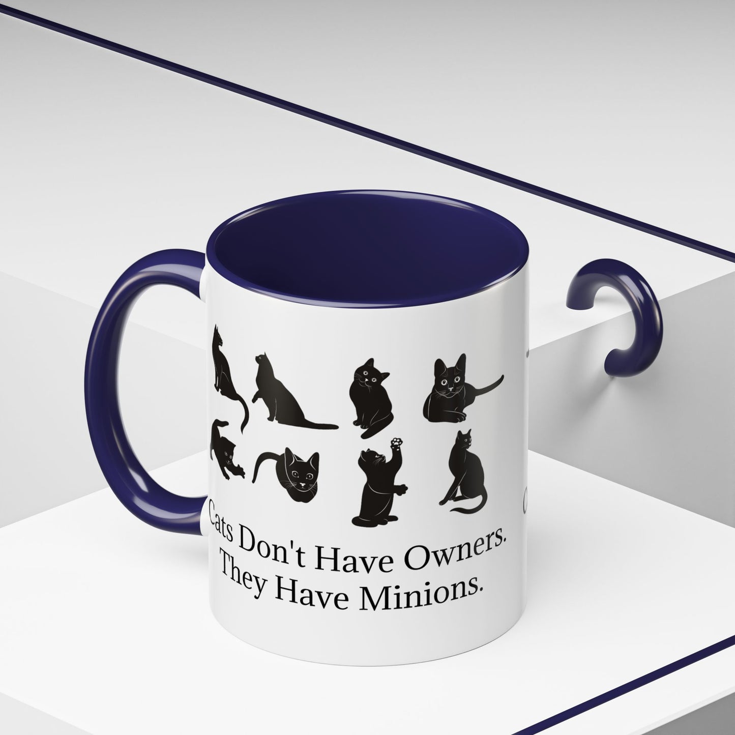 Cat Minions 2-Tone Coffee Mug