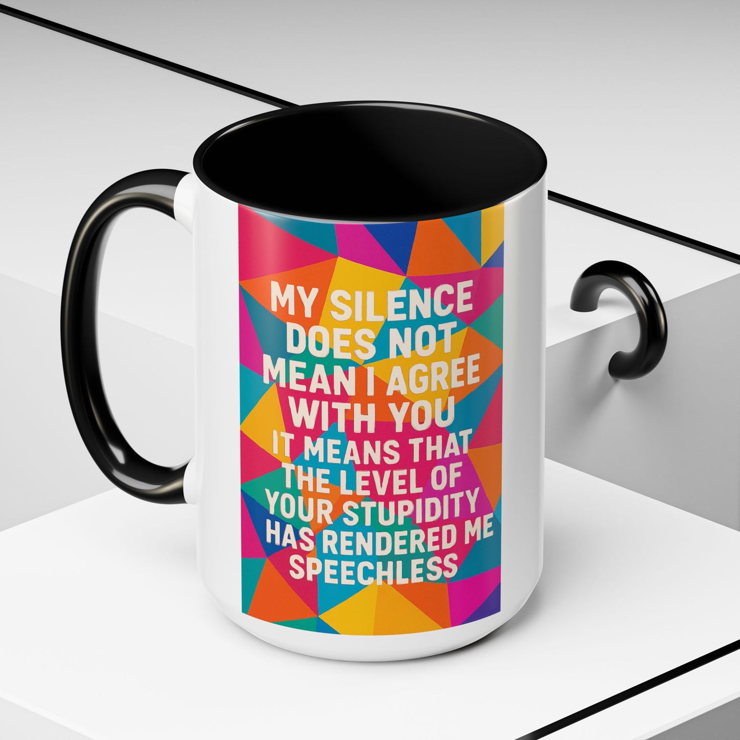 Speechless 2-Tone Coffee Mug
