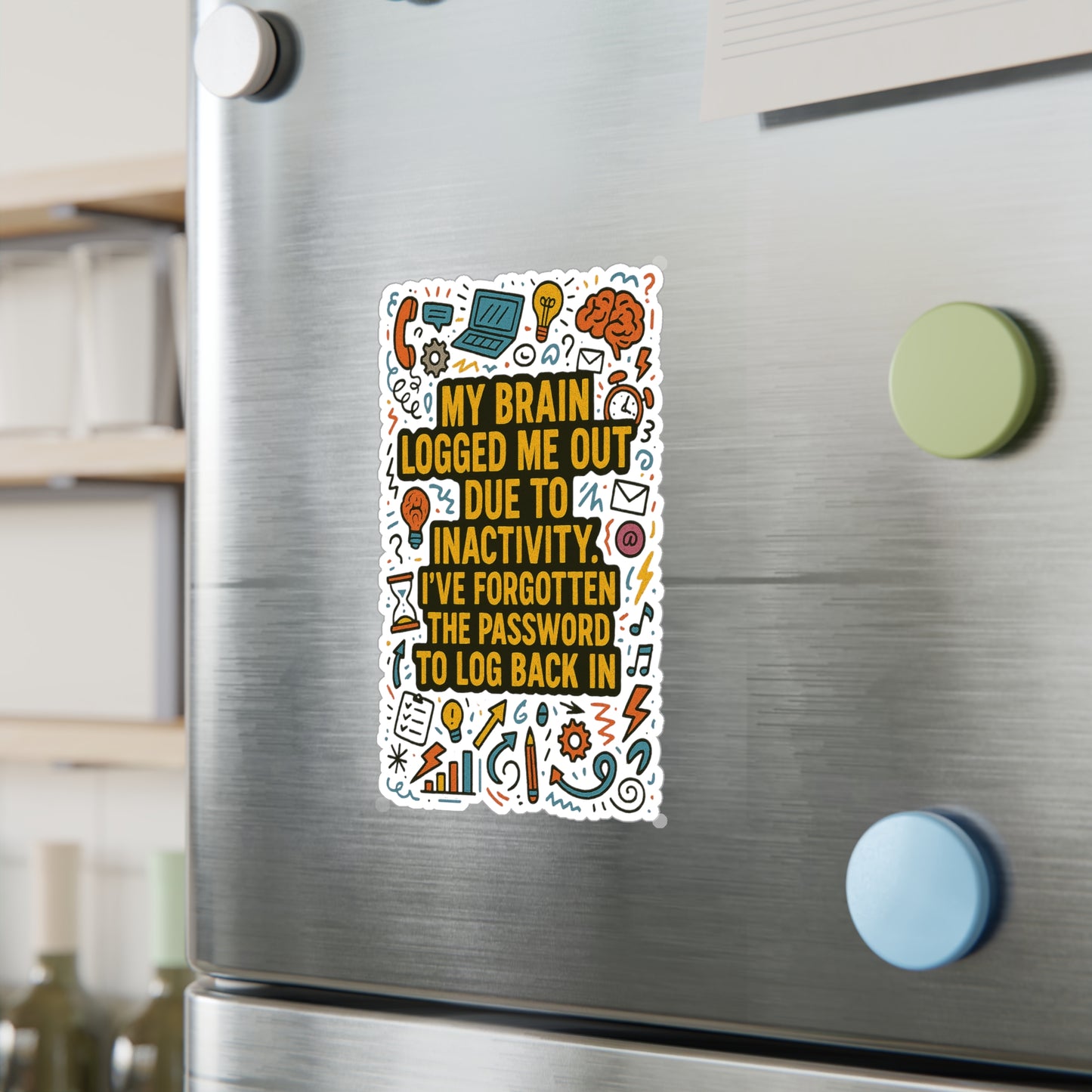 Logged Out Vinyl Decal