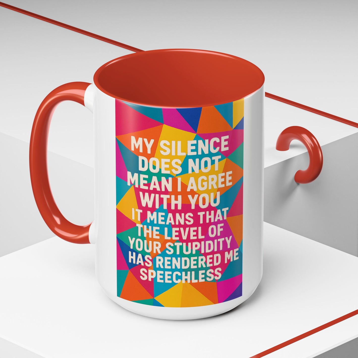 Speechless 2-Tone Coffee Mug