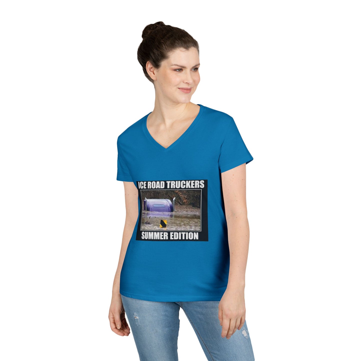 Ice Road Truckers Women's V-Neck T-Shirt