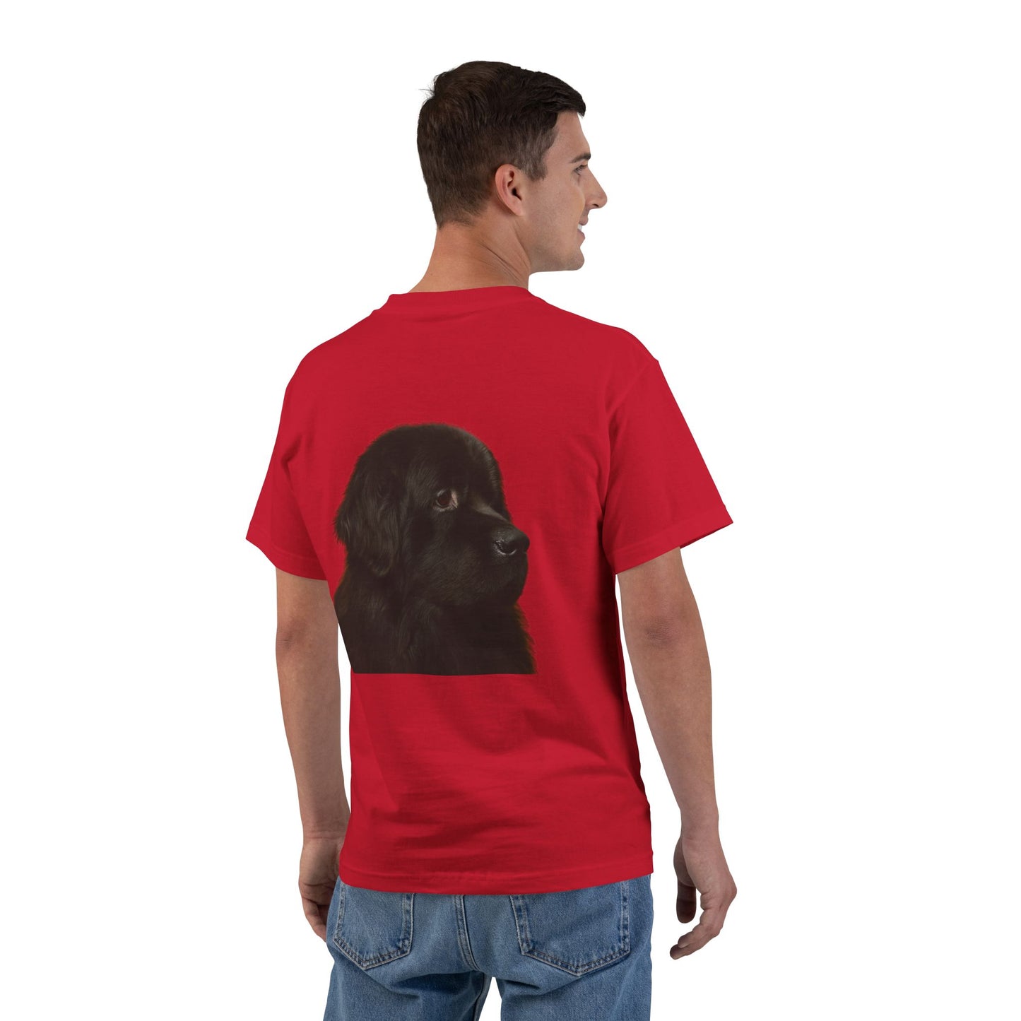 Newfie Head Men's Short-Sleeve Crewneck Tee