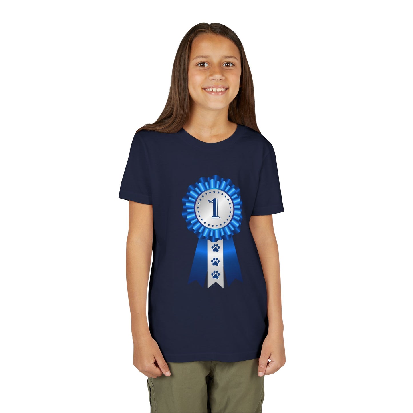 Show Ribbon Youth Unisex Short Sleeve Crewneck Tee