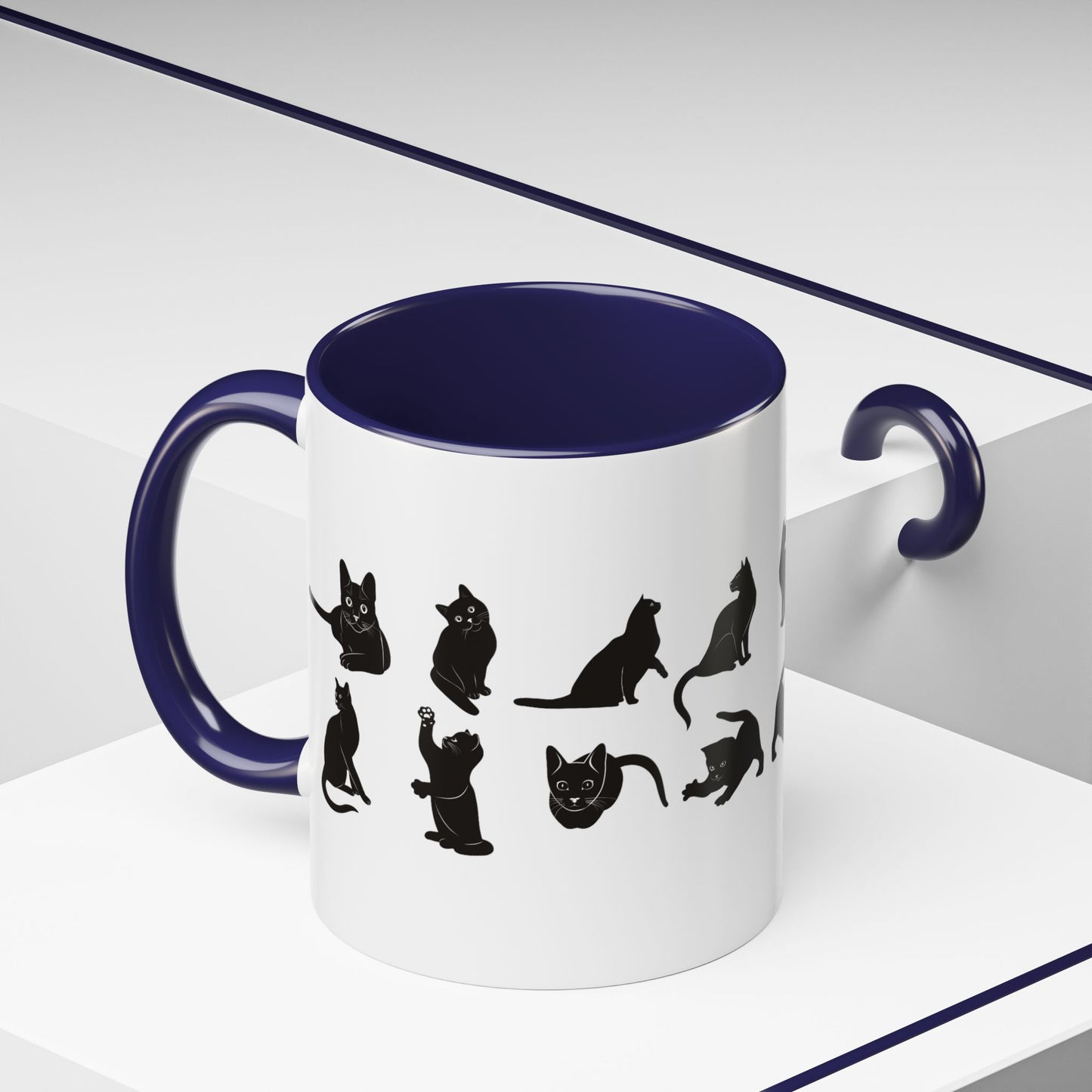 Cats 2-Tone Coffee Mug
