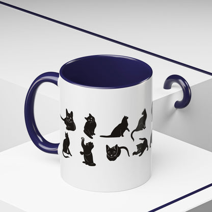 Cats 2-Tone Coffee Mug