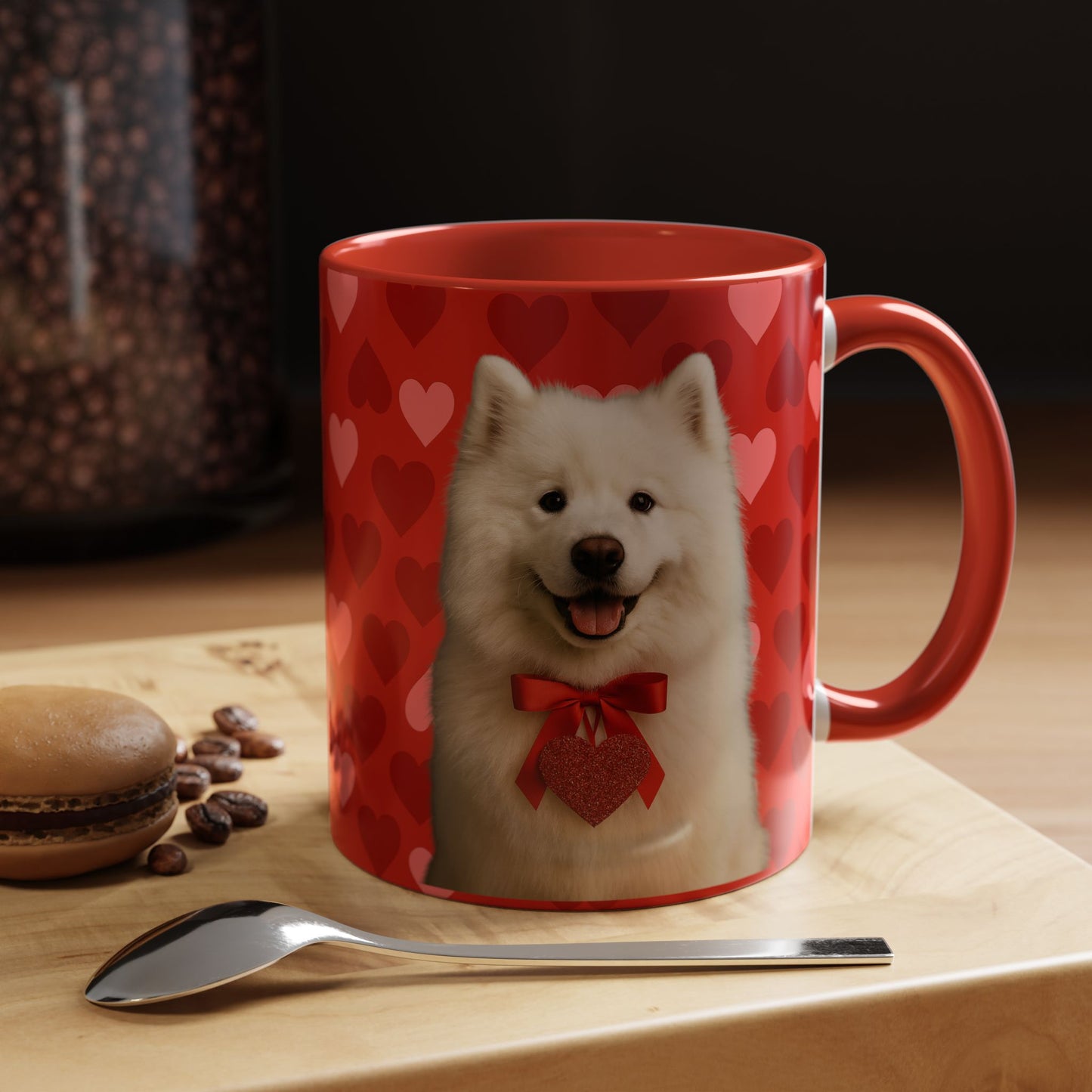 Cupid's Companion Samoyed 2-Tone Coffee Mug