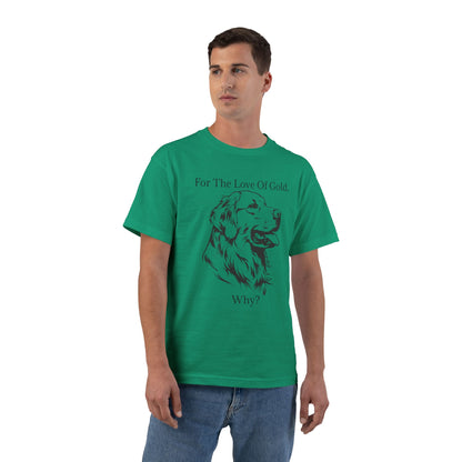 For The Love Of Gold Men's Short-Sleeve Crewneck Tee