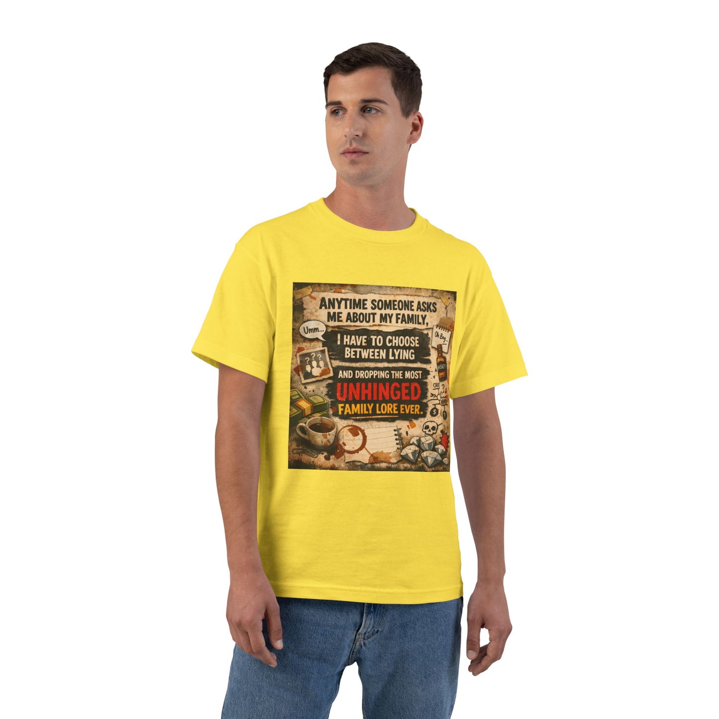 Unhinged Family Men's Short-Sleeve Crewneck Tee