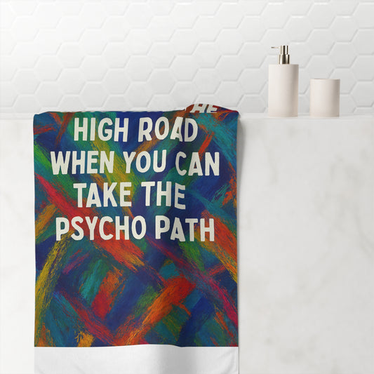 Psycho Path Mink-Cotton  Beach Towel
