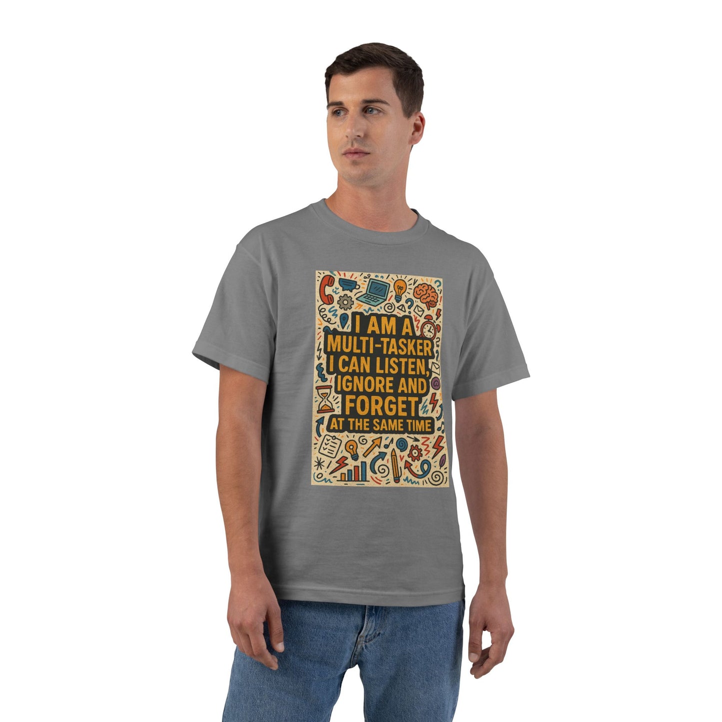 Multi-Tasker Men's Short-Sleeve Crewneck Tee