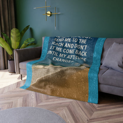 Time Out Crushed Velvet Blanket