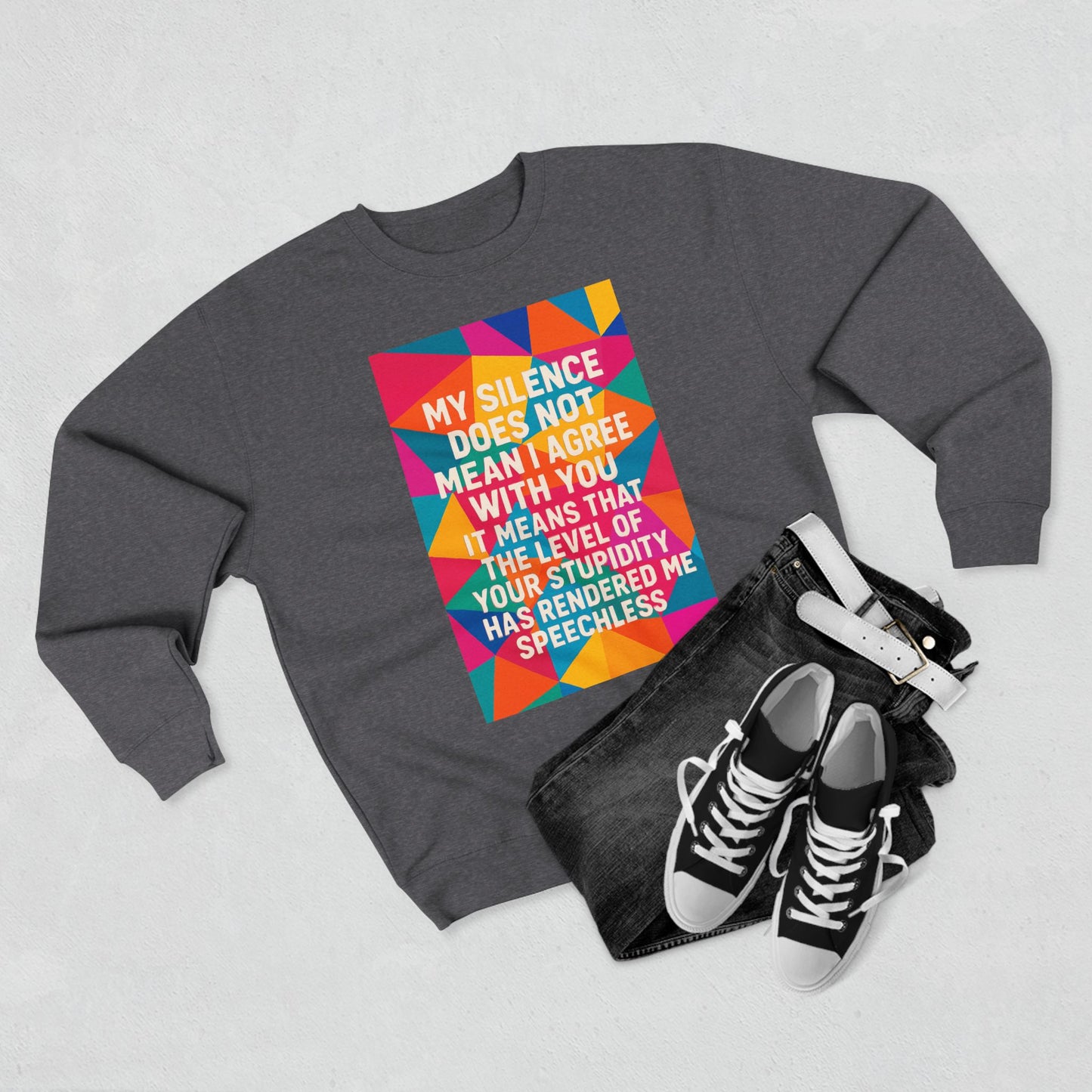 Speechless Unisex Crewneck Sweatshirt