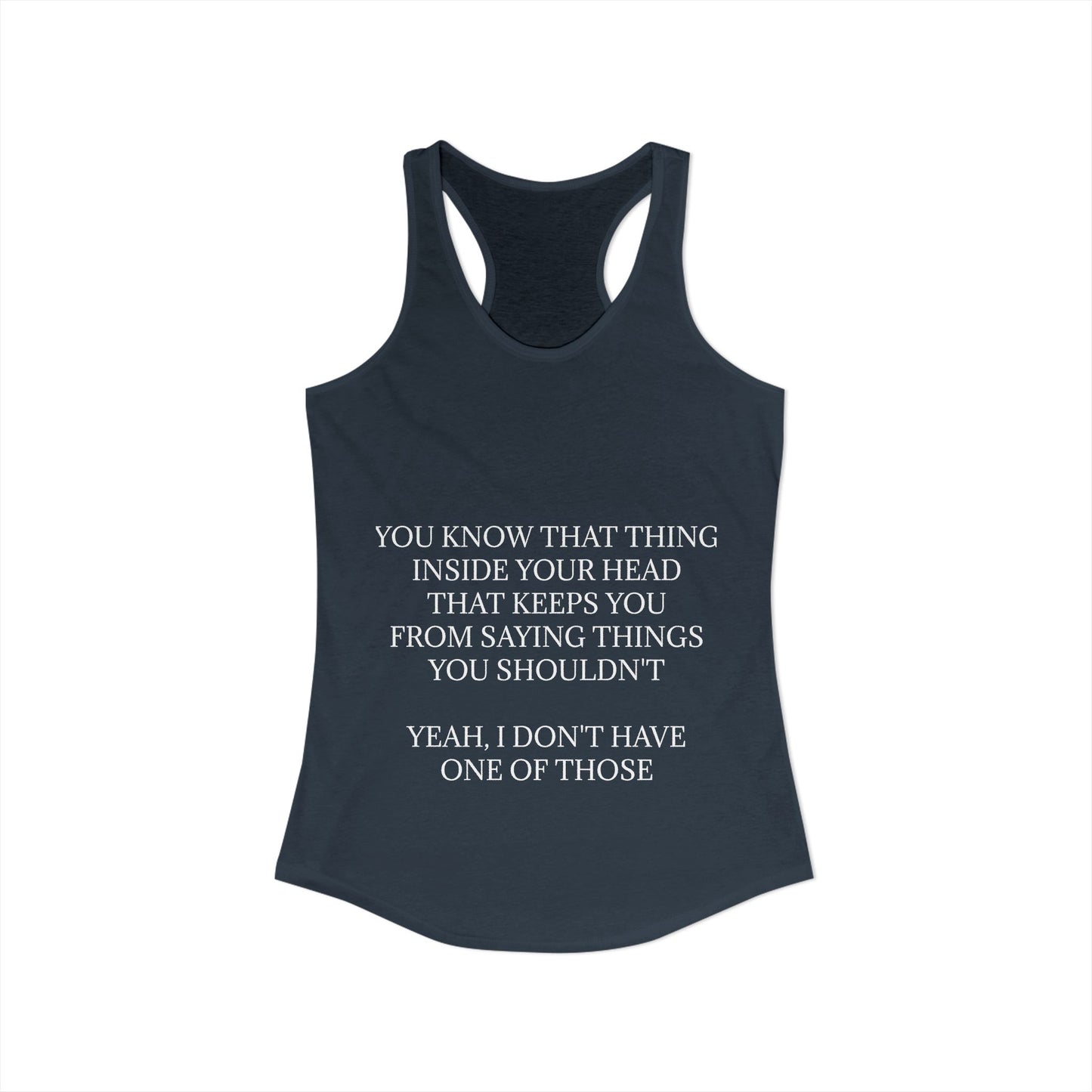 No Filter Women's Racerback Tank