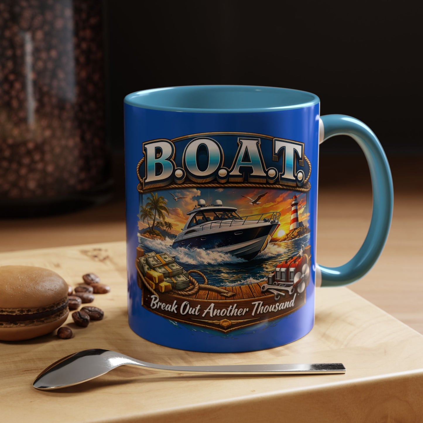 B.O.A.T. 2-Tone Coffee Mug
