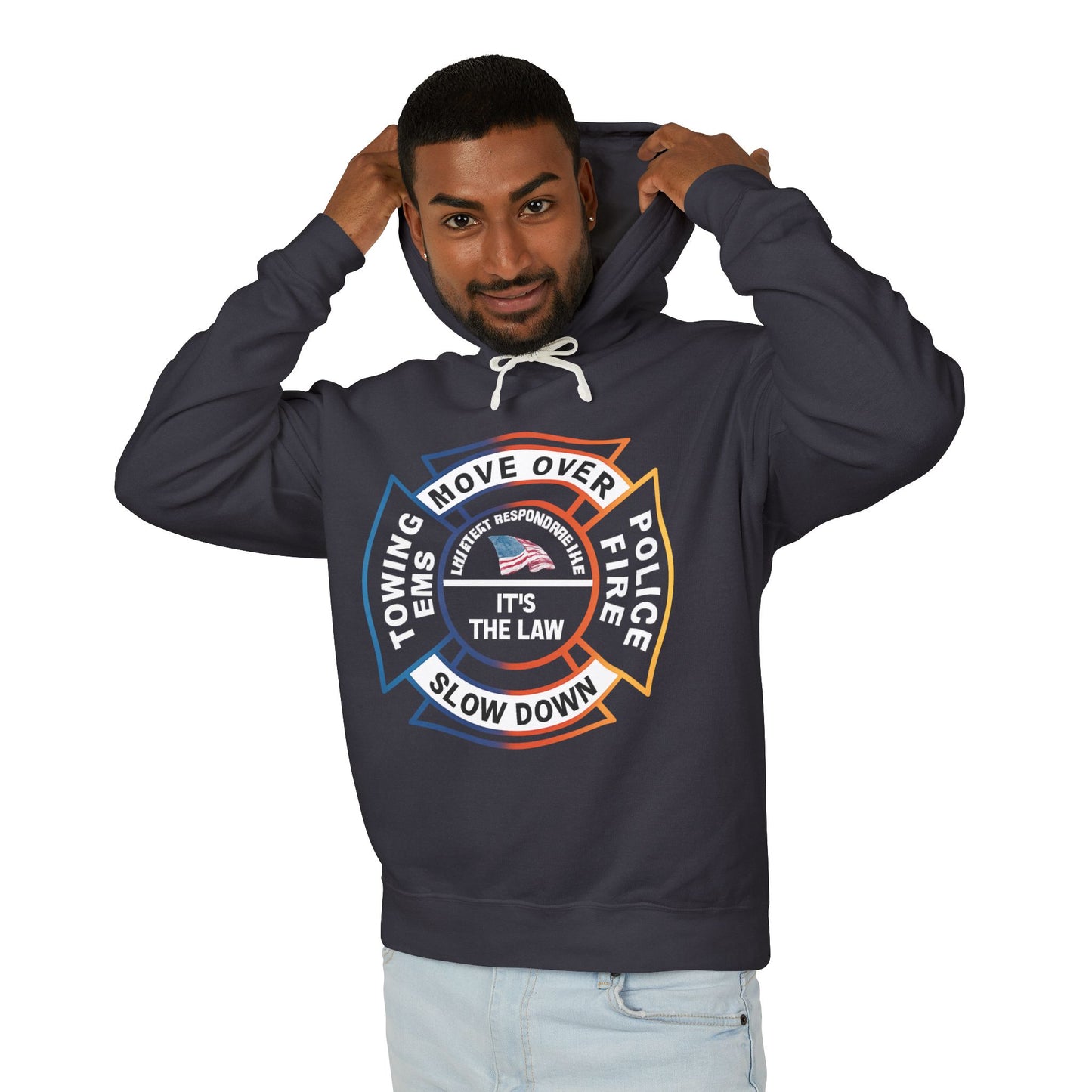 Let First Responders Live Unisex Lightweight Hoodie