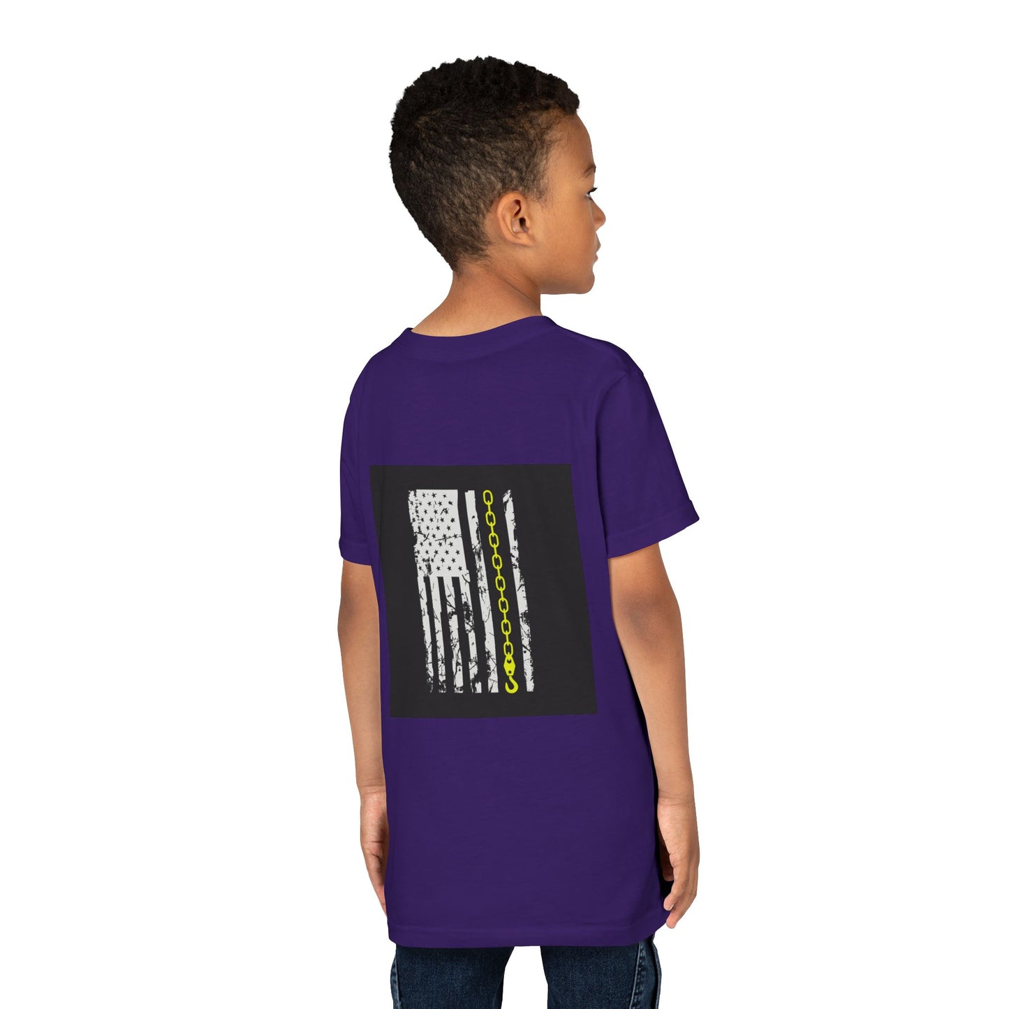 Thin Yellow Line Youth Unisex Short Sleeve Crewneck Tee