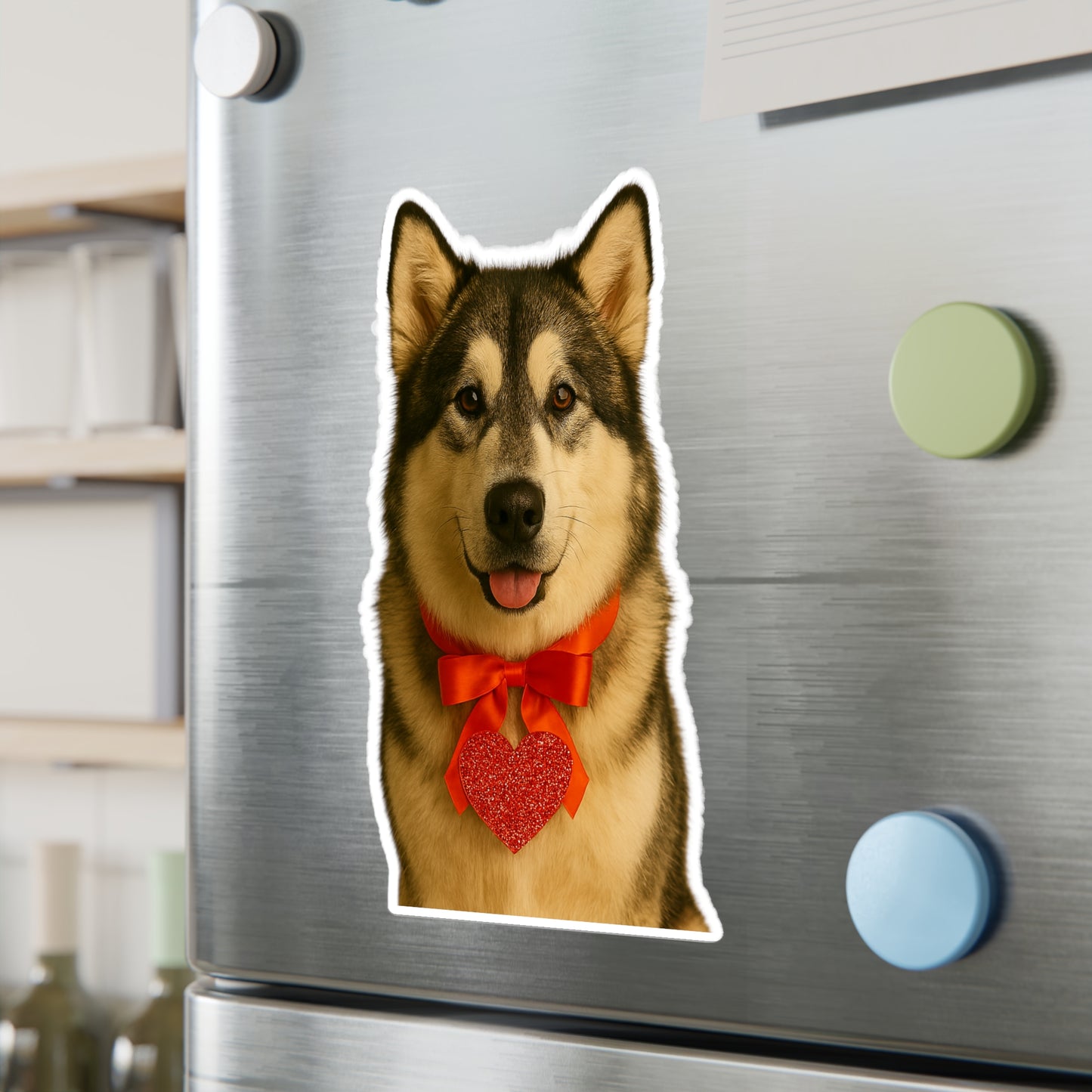Cupid's Companion Malamute Vinyl Decal