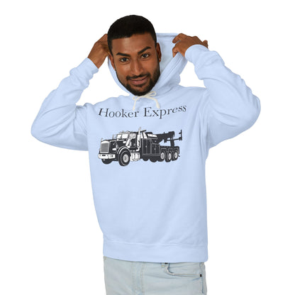 H**ker Express Heavy Tow Truck Unisex Lightweight Hoodie