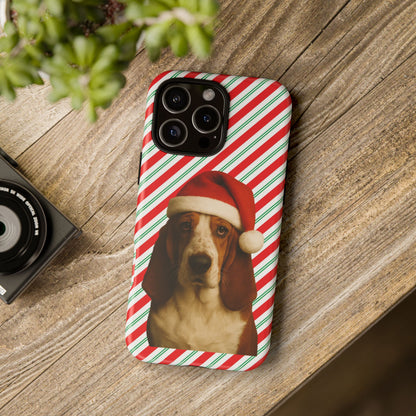 Santa Paws Basset iPhone Case
