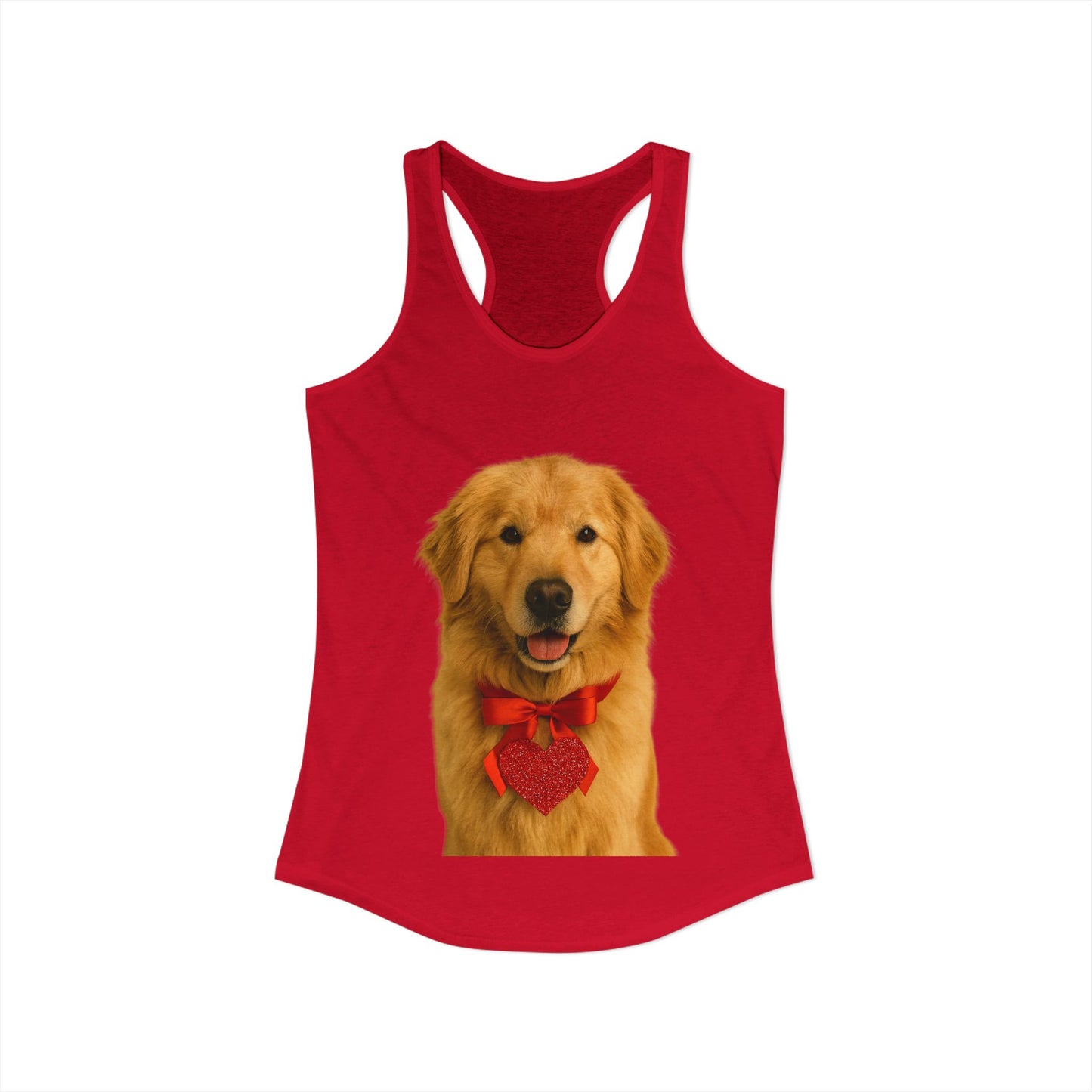Cupid's Companion Golden Women's Racerback Tank
