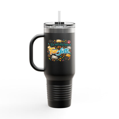 Fur-Fetti Dog Insulated Travel Mug