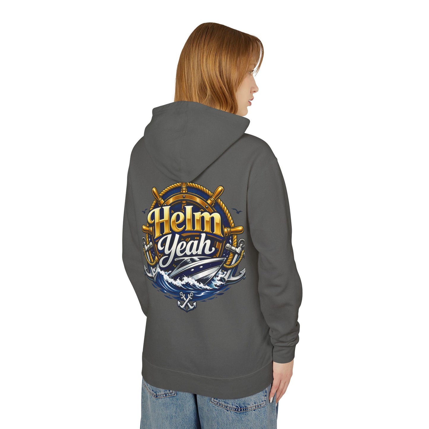 Helm Yeah Unisex Lightweight Hoodie