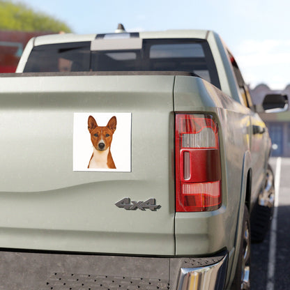 Basenji Head Indoor/Outdoor Magnet
