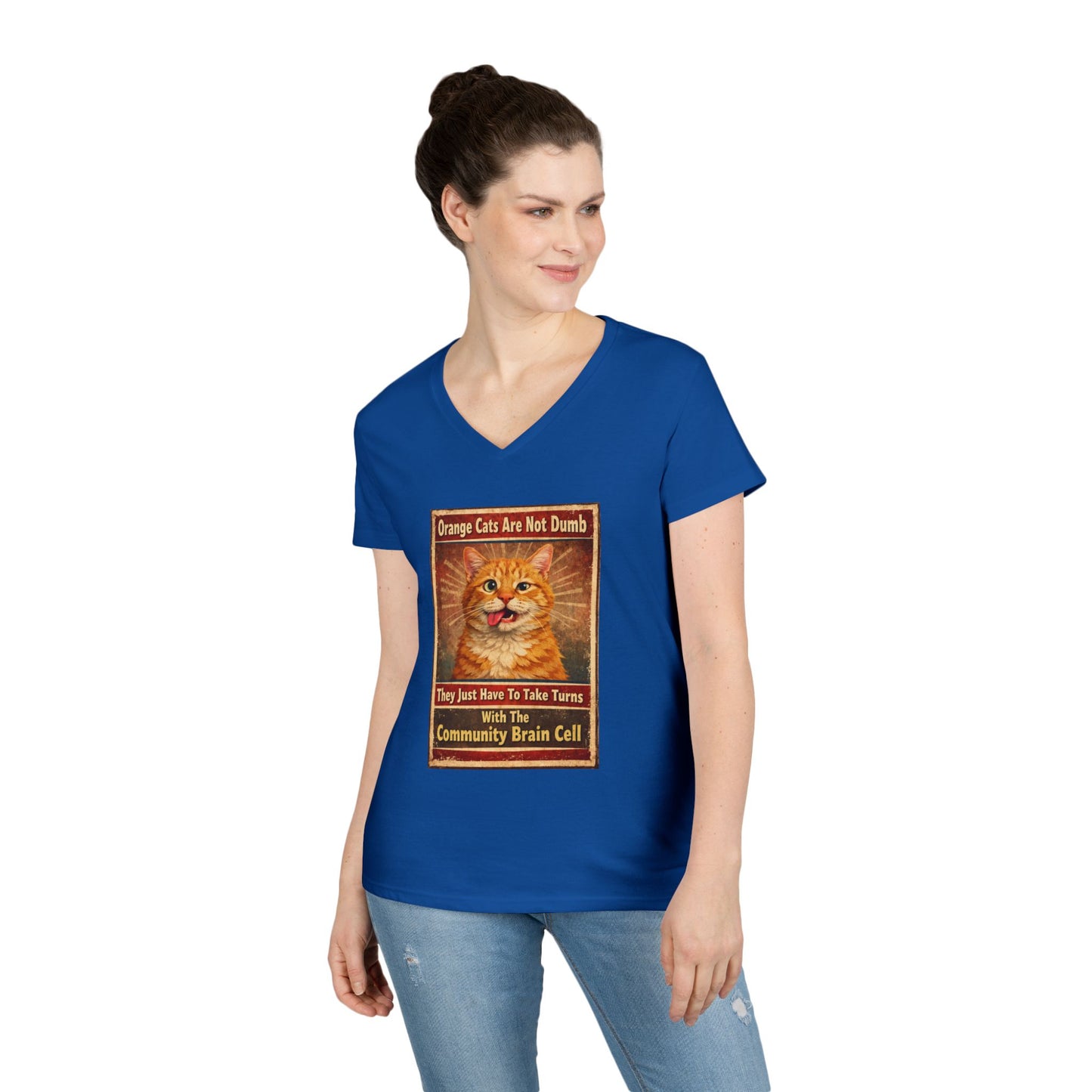 Community Brain Cell Women's V-Neck T-Shirt