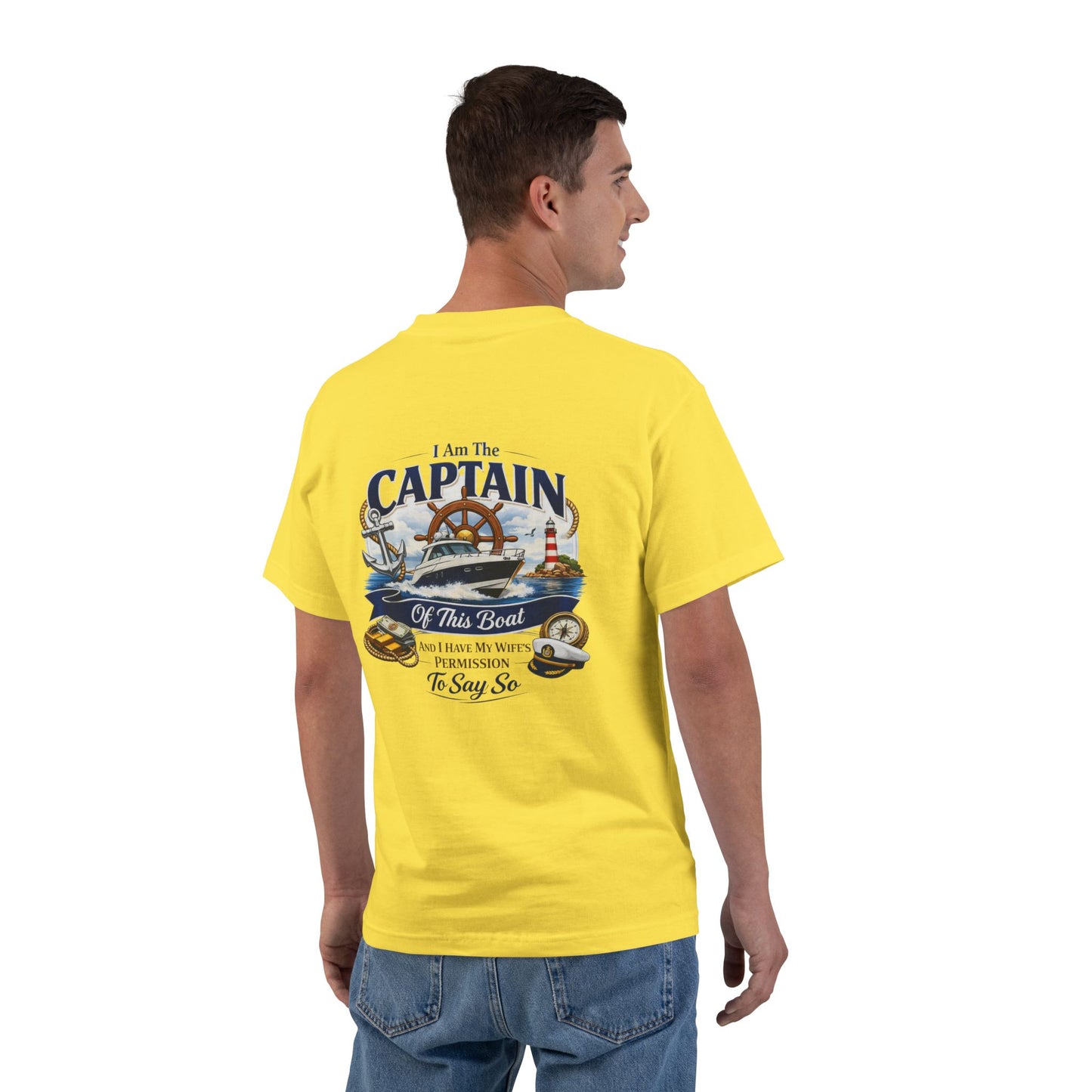 Captain Men's Short-Sleeve Crewneck Tee