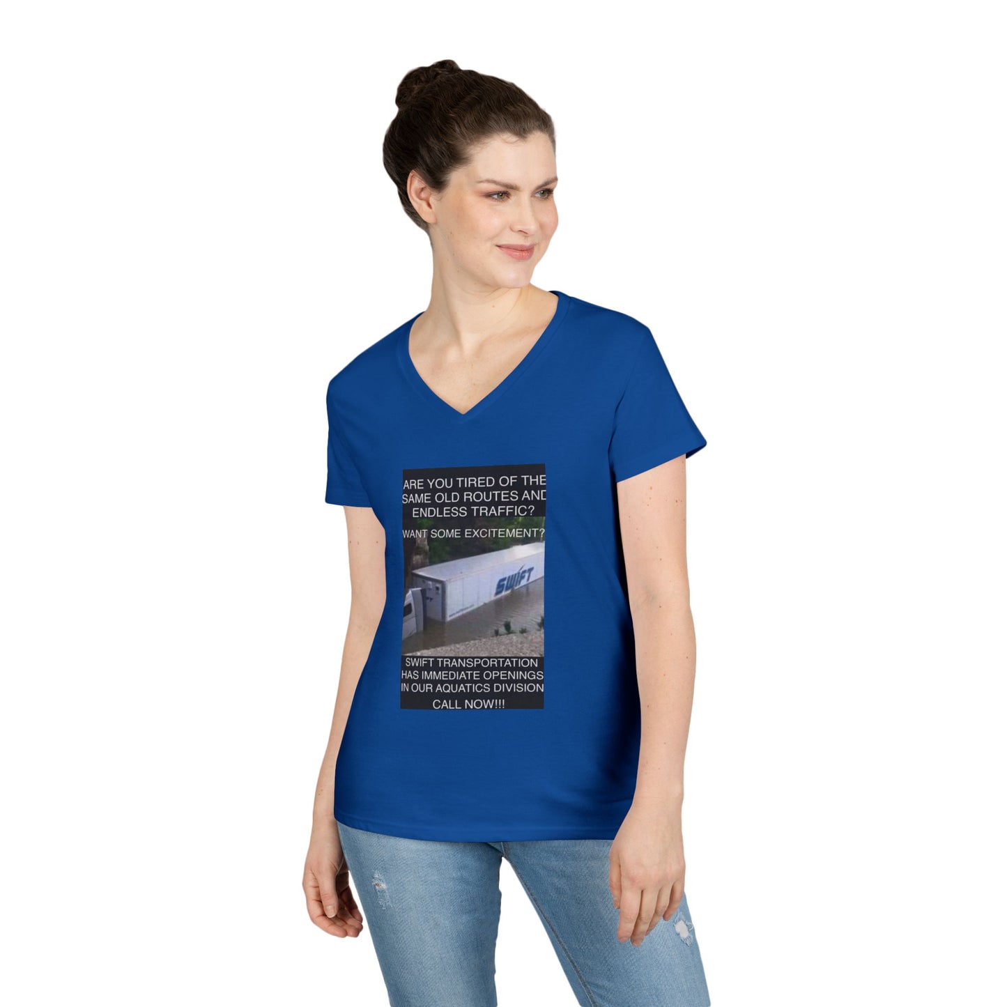 Swift Aquatics Women's V-Neck T-Shirt
