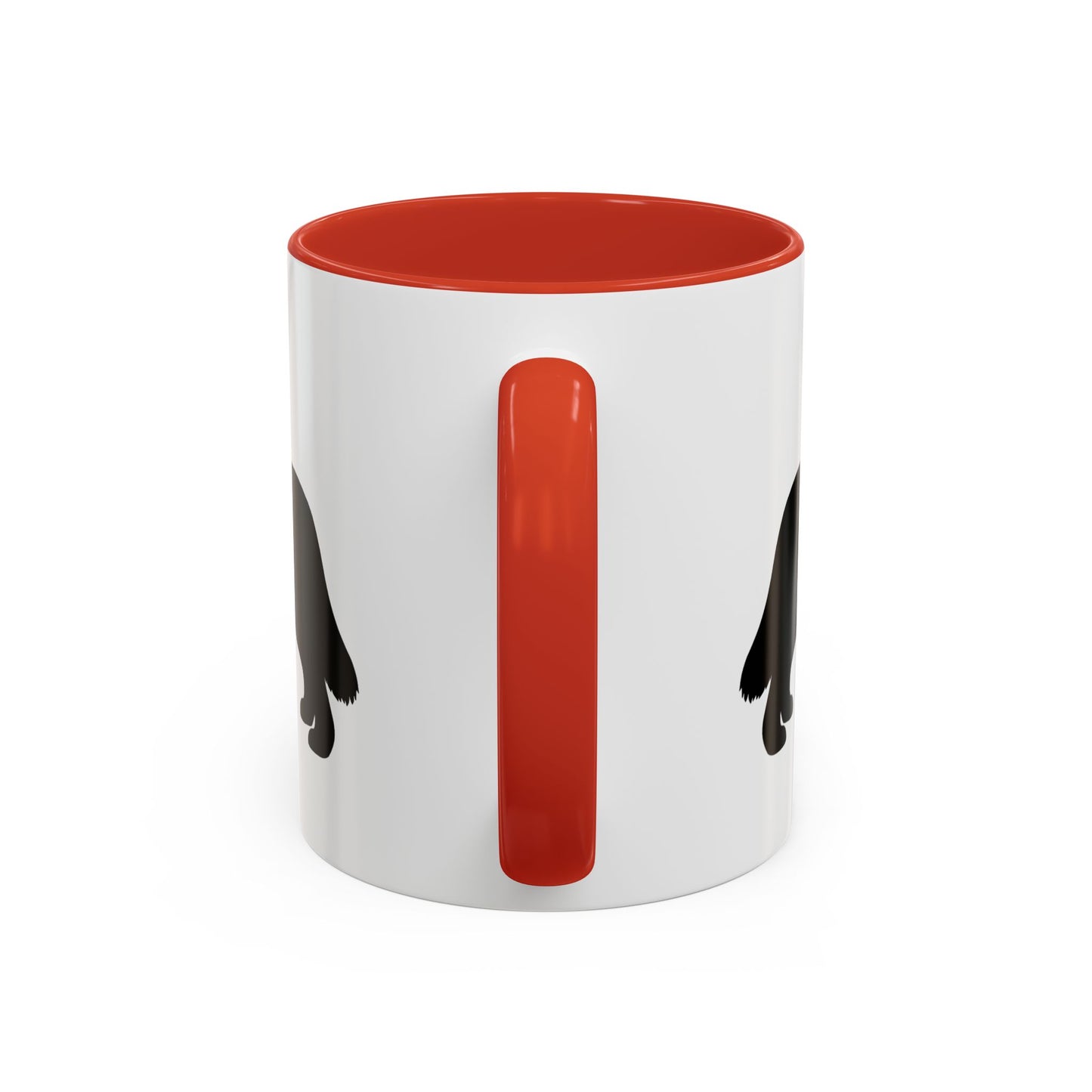 Newfie Silhouette 2-Tone Coffee Mug