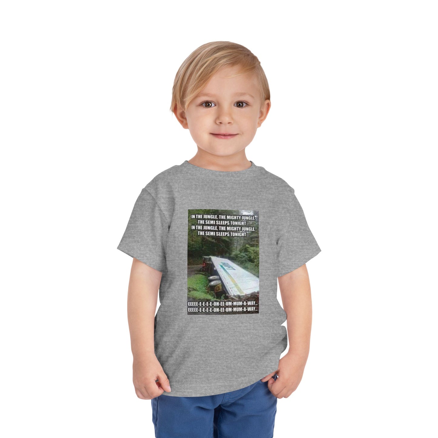 Semi Sleeps Toddler Unisex Short Sleeve Crewneck Tee