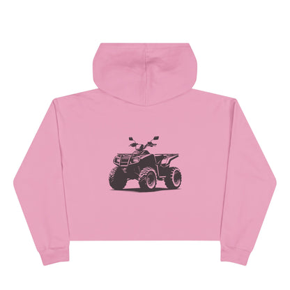 Slingin' Mud Quad Women's Crop Hoodie