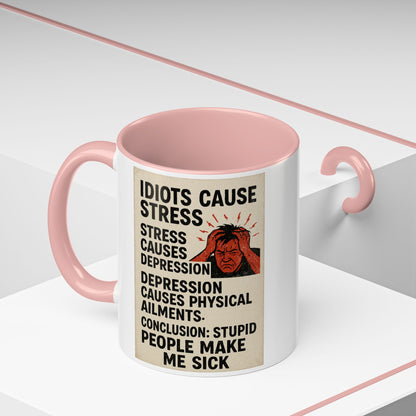 Stupid People 2-Tone Coffee Mug