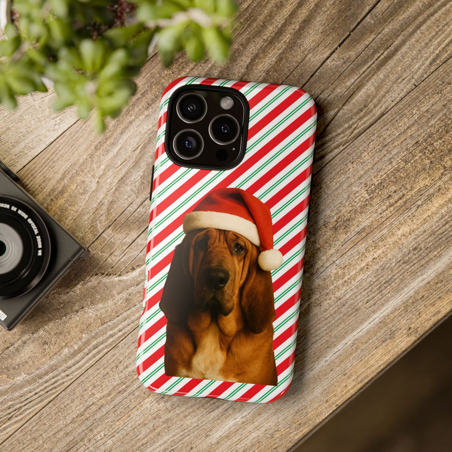Santa Paws Bloodhound iPhone Case