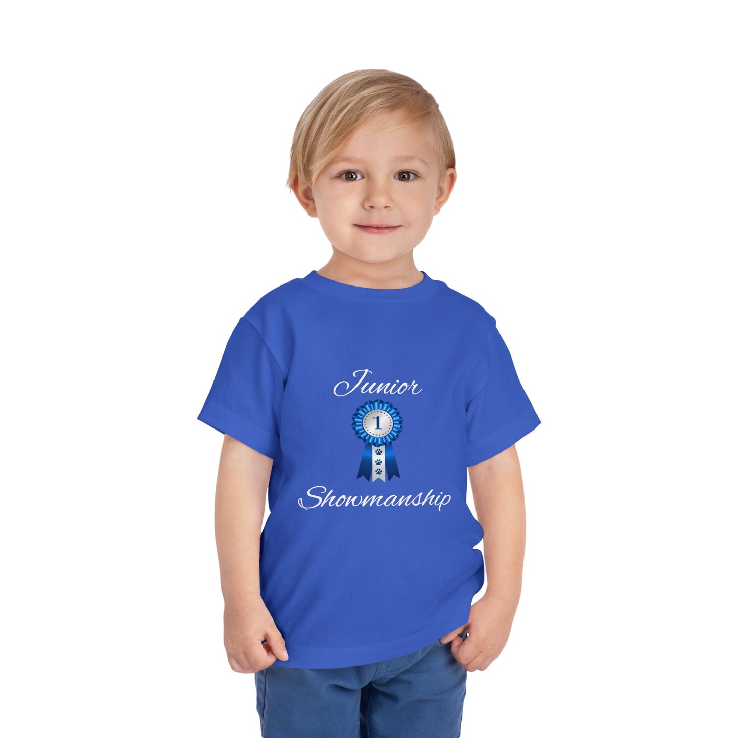 Junior Showmanship Toddler Unisex Short Sleeve Crewneck Tee