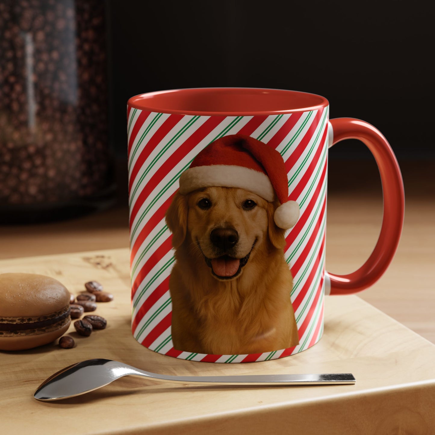 Santa Paws Golden 2-Tone Coffee Mug