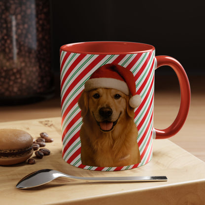 Santa Paws Golden 2-Tone Coffee Mug